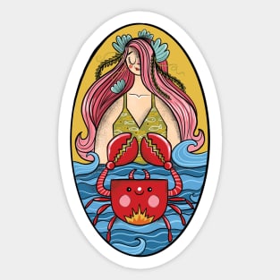 Cancer Zodiac Sign: Tranquility Meets Balance Sticker